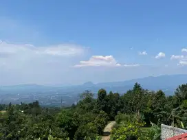 Tanah best view gunung dan kota di Cijeruk Bogor siap bangun