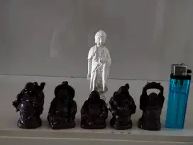 Patung Mini 5 Dewa Julaihut dan 1 Dewa Terbuat dari Resin.
