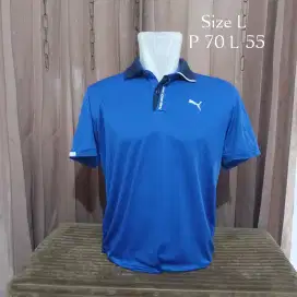 Kaos Olahraga Puma biru