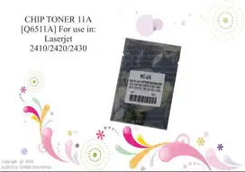 CHIP TONER 11A [Q6511] FOR USE IN LASERJET 2410/2420/2430 Berkualitas