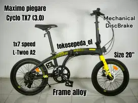 Sepeda lipat maximo piegare cyclo tx7