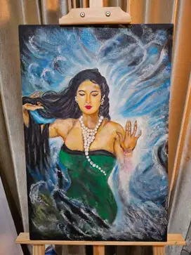 Lukisan Minyak Nyai Handmade-Oil Painting