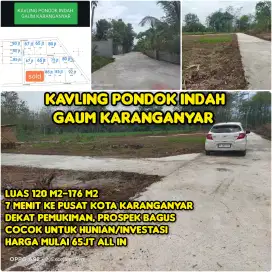 Kavling Pondok Indah Gaum Karanganyar