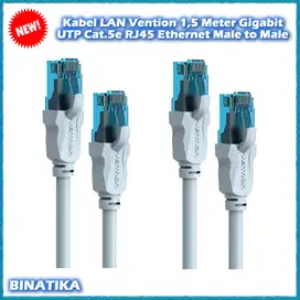 Kabel LAN Vention 1,5 M Gigabit UTP Cat.5e RJ45 Ethernet Male to Male