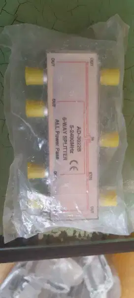 JUAL Sisa Proyek. Spliter Tv 6 way..  KTN