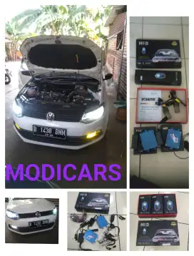 Lampu hid vw polo SM pasang sejadetabek