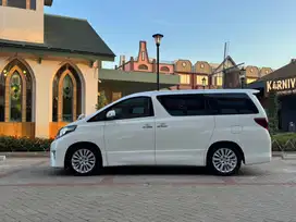 Toyota Alphard SC CBU Japan 2012 Alphard 2012 white putih SC Pilot Sea