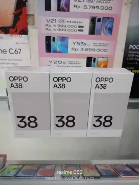 Oppo A38 4/128 GB Helio G85 Camera 50 MP Garansi Resmi