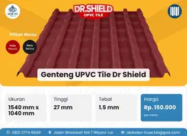 Genteng Metal Pasir Murah Tebal 0.25 mm Genteng UPVC Dr Shield