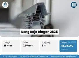 Reng Baja Ringan Berkualitas Tebal 0.45 0.35 Ada Merek Kencana Taso