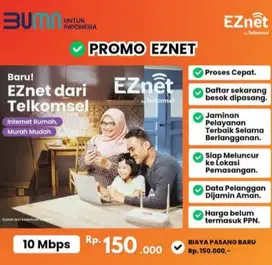 Internet murah Indihome Malang Promo 150 rb 10 Mbps