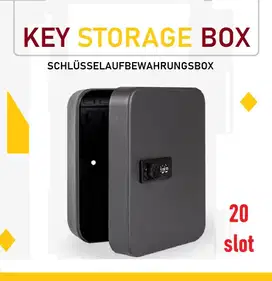 Key Box gantungan kunci dinding 20 slot kunci kombinasi