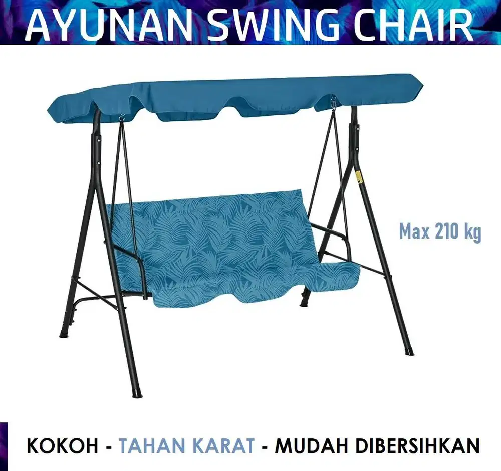 AYUNAN SWING CHAIR BESI AYUNAN DEWASA TAMAN
