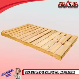 Palet divan 200x80x12cm kayu jatilanda