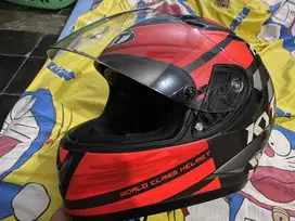 Jual helm kyt falcon fullface dual visor SNI DOT uk XL