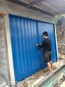 Rolling door, pintu harmonika,pintu folding gate