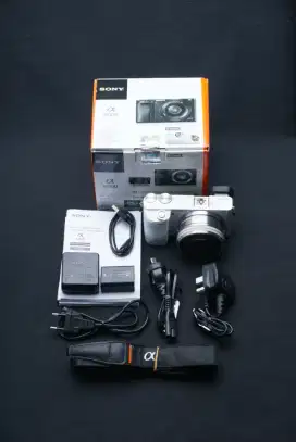 SONY A6000 KIT 16-50MM MULUS FULLSET