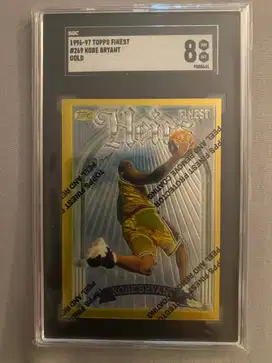 Kobe bryant topps finest rookie card