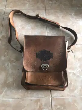 tas kulit harley davidson