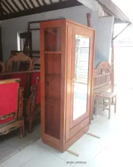 Lemari pakaian 1 pintu model gendong jadul