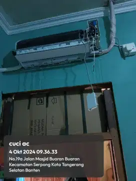 Cuci AC service ac