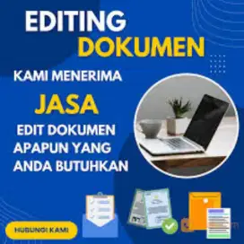 Jasa buat/edit segala dokumen tanpa DP