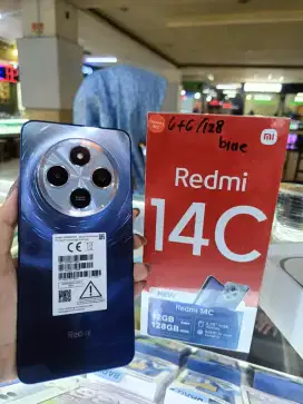 Redmi 14C NFC Ram 6/128 HP Baru segel Garansi resmi  bos ku