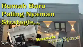 Dijual Rumah Homey Open Space Nyaman Aman dekat jalan Raya