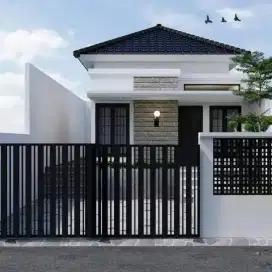 Pesan Bangun rumah villa dg private pool untuk luas tanah 600 m2