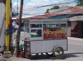 Jual gerobak es buah