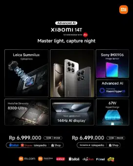 New Xiaomi 14T 12/512 [Co Engine Leica, 144Hz, Dimensity 8300 Ultra]