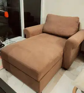 Dijual Murah-Rexton Sofa Chaise Fabric Dengan Penyimpanan-Informa