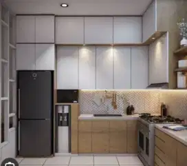 Kitchen set kamar set backdrop TV custom