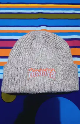 Topi Skate Kupluk Beanie Hat Hats Thrasher Magazine Authentic Original