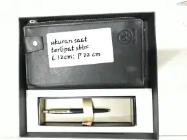 Jarang ada : dijual agenda Note book kulit lengkap dgn ballpoint,bagus