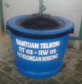 Tong Sampah Gentong Potongan