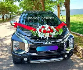 Buket Bunga mobil pengantin | Bunga Hiasan Mobil Pengantin artificial