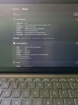 Laptop MSI Modern 14 B11SB (Core i5-1135G7, 8GB, 512GB SSD, MX450)
