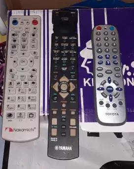 Jenis macam remote Nakamichi, Yamaha, Toyota (3 PIC)