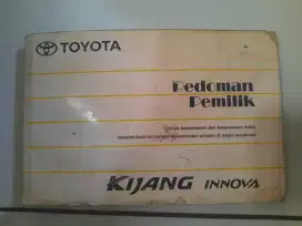 Buku pedoman toyota kijang innova 2005 buku manual kijang innova 2006