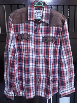 Kemeja flannel LOIS original size M