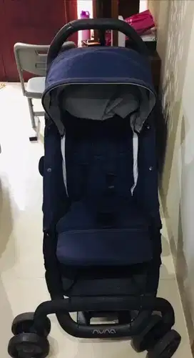 Stroller Nuna Pepp Luxx Navy Blue & Transport Bag