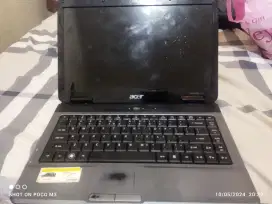 Laptop acer aspire 4732 z kondisi mati, utk kanibalan