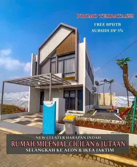 Rumah Kota Harapan Indah Bekasi Cluster Nismara murah
