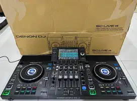 Alat DJ Denon SC Live 4 Touchscreen Fullset Box Like Pioneer XDJ CDJ