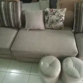 Preloved Sofa L Putus Murah Lengkap