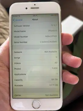 Iphone 6 gold 64gb