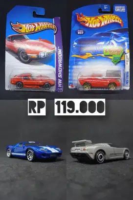 Paket Hot Wheels Murah Isi 4 Toyota Bugatti Ford Lancia