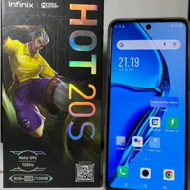 HP INFINIX HOT 20s 8+5/128 GB Second Mulus No Minus 100% ORI (NEGO)