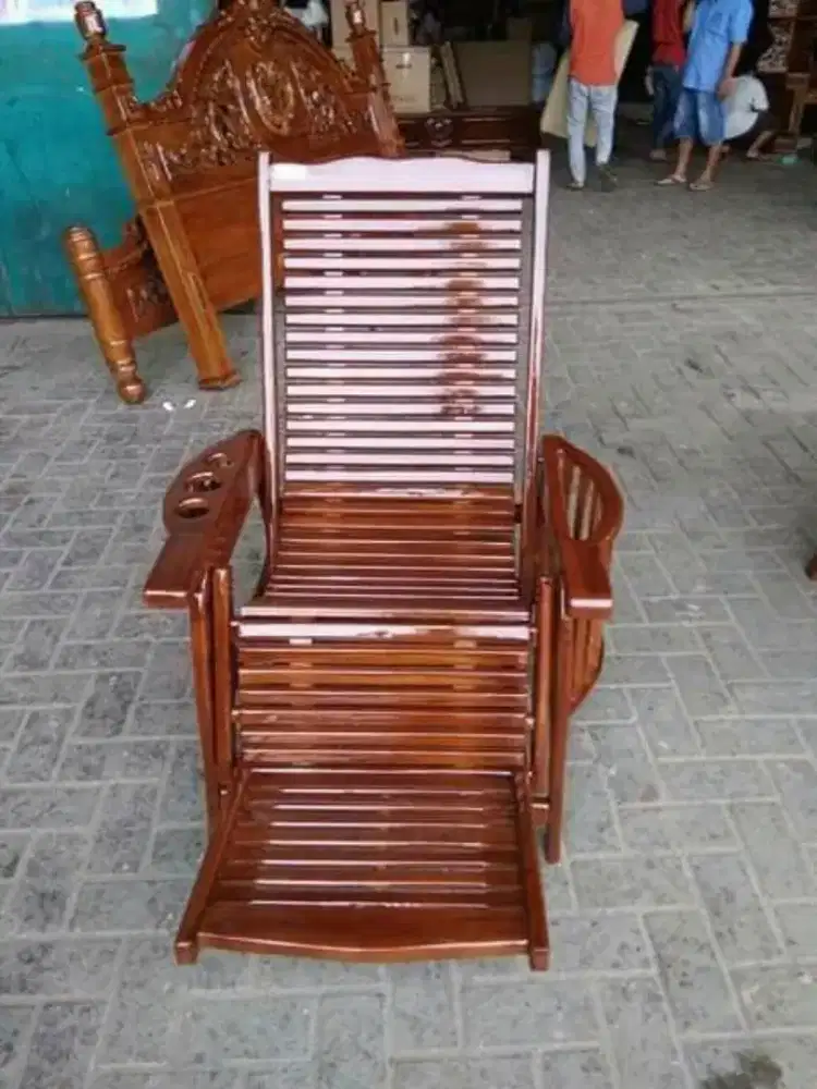 Jual kursi malas jati 05